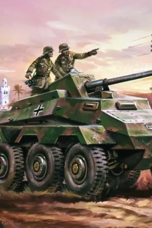 Nieuw Airfix 1:76 Sdkfz.234 Armoured Car - modelbouw