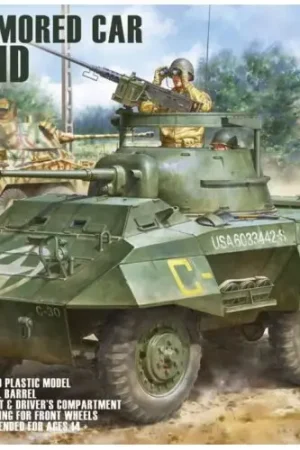 Gratis Retour Andy'S Hobby Headquarters 1:16 M8 Greyhound Us Light Armored Car - modelbouw