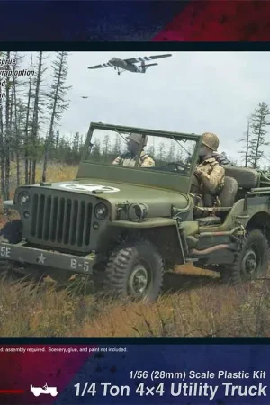 Rubicon Models 1:56 Willys Mb 4X4 Truck Us Standard Jeep - modelbouw Veilige Betaling