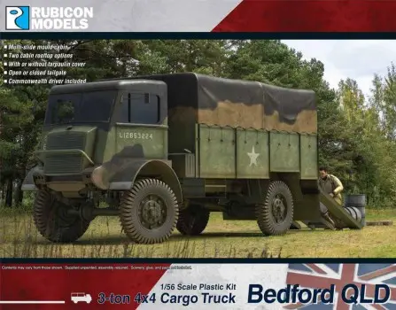Rubicon Models 1:56 Bedford Qld Cargo Truck - modelbouw Koop Vandaag