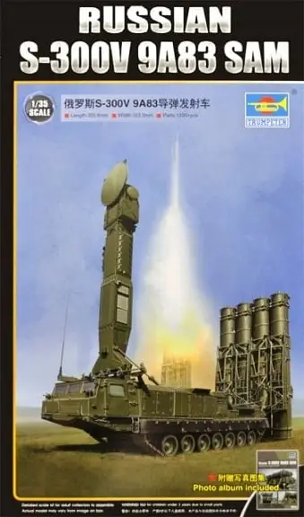 Trumpeter 1:35 Russian S-300V 9A83 Sam bouwdoos Gratis Retour