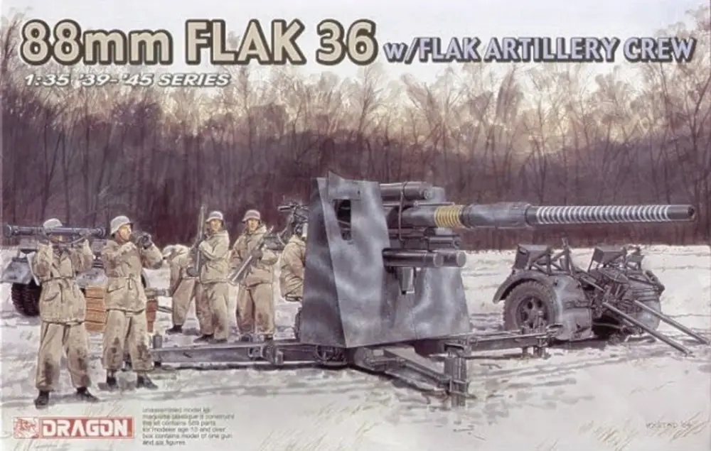 Koop Vandaag Dragon 1:35 88Mm Flak 36 W/ Flak Artillery C - modelbouw