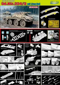 Dragon 1:35 Sdkfz.234/3 Mit 7.5Cm Kwk - modelbouw Op = Op