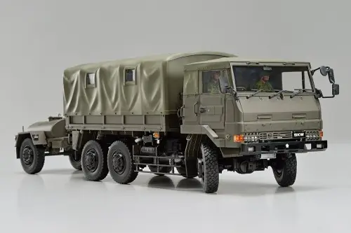 Fabrieksprijs Aoshima 1:35 3 1/2T Truck (Skw-476) With Field Kitchen And Water Tank Trailer - modelbouw