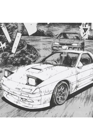 Aoshima 1:24 Initial D Takahashi Ryosuke Fc3S Rx-7 Comics Vol.11 Akagi Battle Version #AO06246 Must-Have