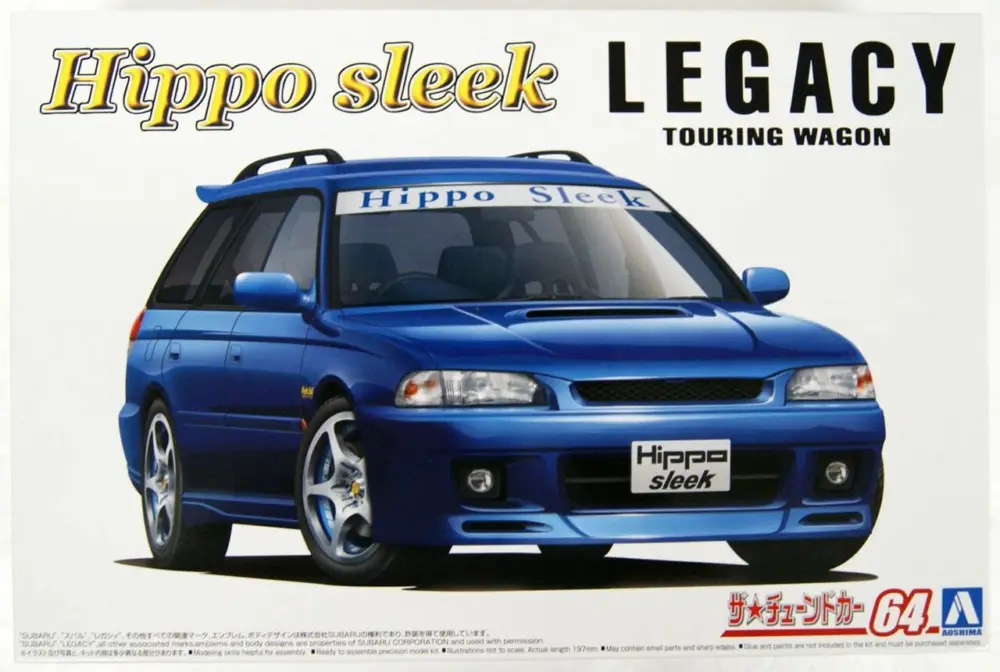 Aoshima 1:24 Hippo Sleek Bg5 Legacy Touring Wagon 1993 - modelbouw Veilige Betaling