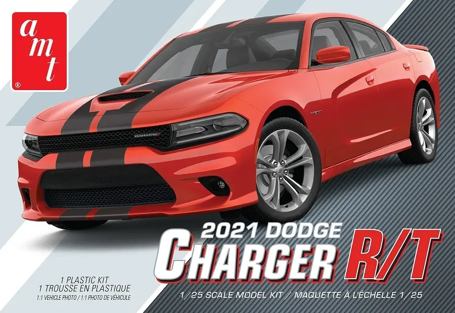 Amt 1:25 2021 Dodge Charger Rt - modelbouw Hoge Kwaliteit