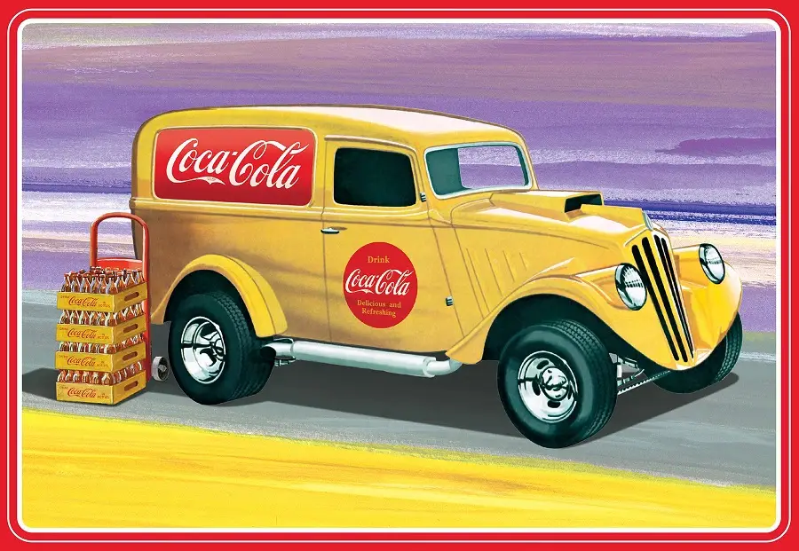 Finale Uitverkoop Amt 1:25 1933 Willys Panel Coke - modelbouw