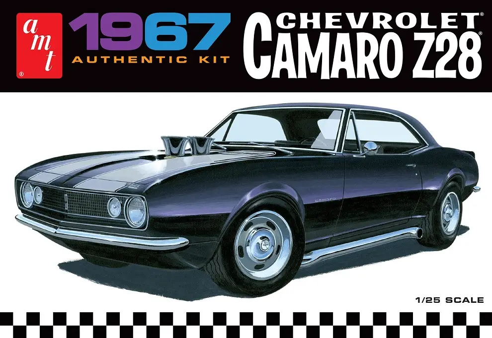 Dagaanbieding Amt 1:25 1967 Chevy Camaro Z28 - modelbouw