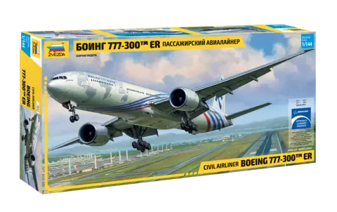 Aanbieding Zvezda 1:144 Boeing 777-300Er - modelbouw