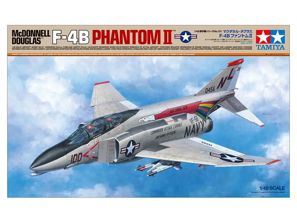 Weekendaanbieding Tamiya 1:48 Mcdonnell Douglas F-4B Phantom Ii #61121