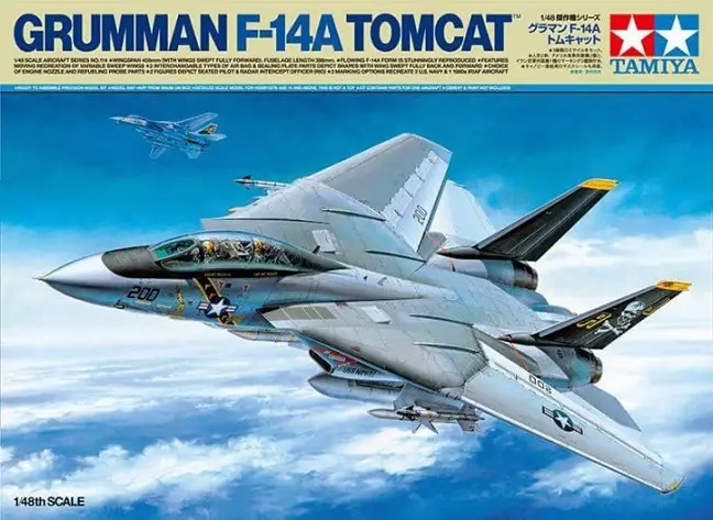 Goedkoop Tamiya 1:48 Grumman F-14A Tomcat #61114 bouwdoos