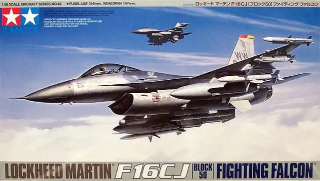 Tamiya 1:48 Lockheed Martin F-16Cj (Block 50) Fighting Falcon - modelbouw Aanbieding