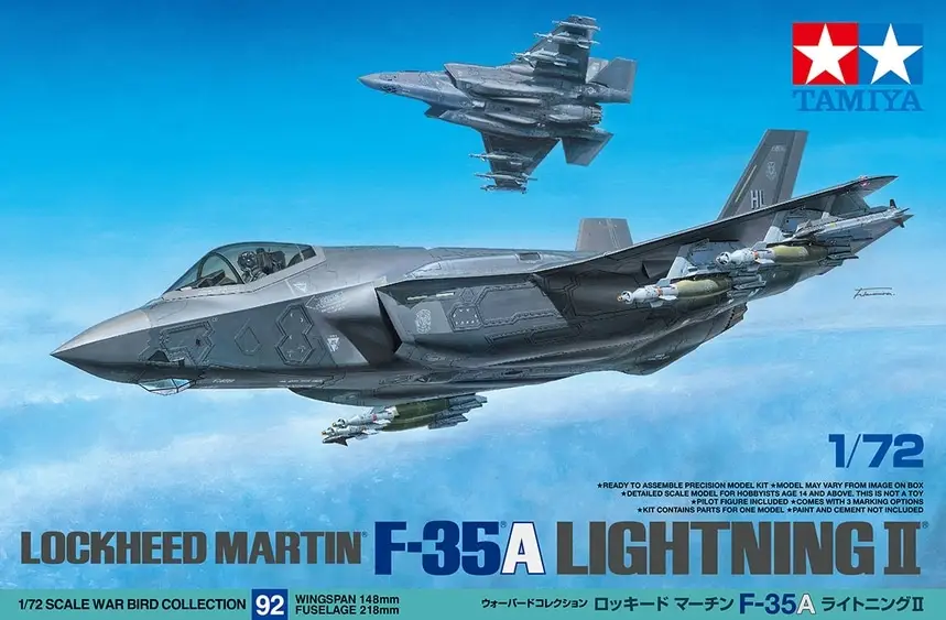 Lage Kosten Tamiya 1:72 Lockheed Martin F-35A Lightning Ii - modelbouw