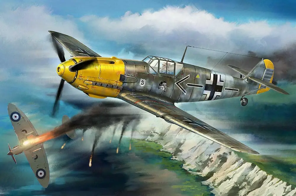 Weekendaanbieding Hobbyboss 1:18 Messerschmitt Bf109E Sept 1940 bouwdoos