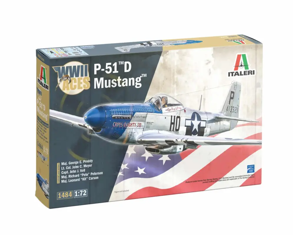 Koop Online Italeri 1:72 P-51D Mustang aces - modelbouw
