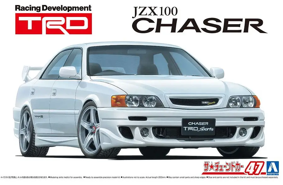Aoshima 1:24 Trd Jzx100 Chaser 1998 Toyota - modelbouw Koopje