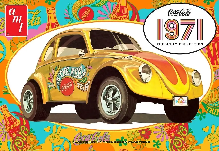 Amt1:25 Volkswagen Superbug 1971 Unity Graphics Coke - modelbouw Meest Verkocht