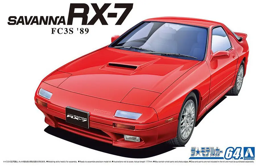 Aoshima 1:24 Mazda Fc3S Savanna Rx-7 1989 - modelbouw Meest Verkocht