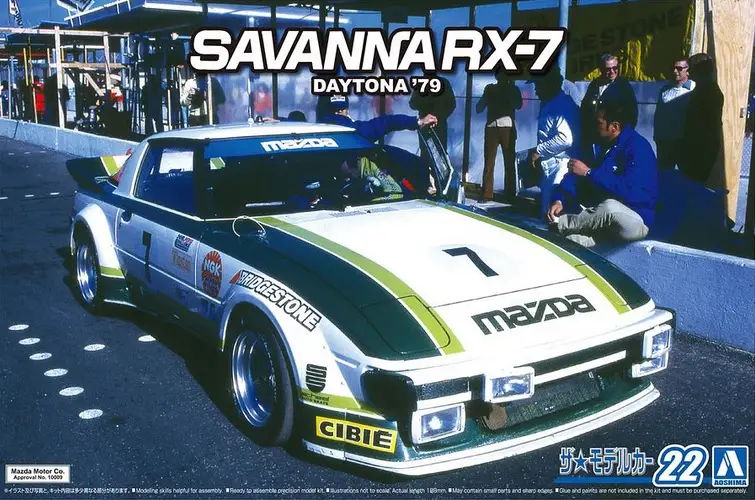 Dagaanbieding Aoshima 1:24 Mazda Sa22C Rx-7 Daytona - modelbouw