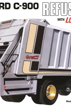Flitsaanbieding Amt 1:25 Ford C-900 Gar Wood Load Packer Garbage Truck - modelbouw
