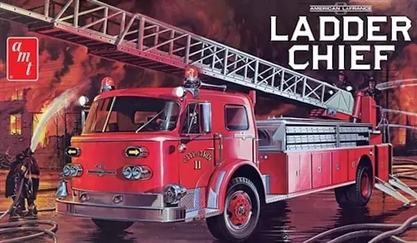 Koopje AMT 1:25 American LaFrance Ladder Chief #AMT-1204 bouwdoos
