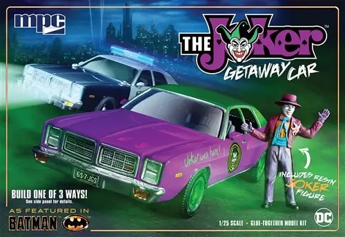 Mpc 1:25 The Joker Getaway Car - Batman - modelbouw Beperkt Aanbod