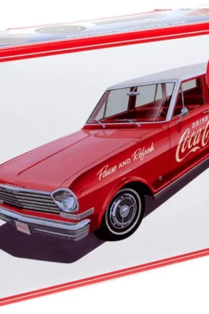 Voordeelprijs Amt 1:25 1963 Chevrolet Ii Nova Wagon W/Crates Coke - modelbouw