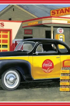 Laatste Versie Amt 1:25 Plymouth Coupe Coca Cola bouwdoos