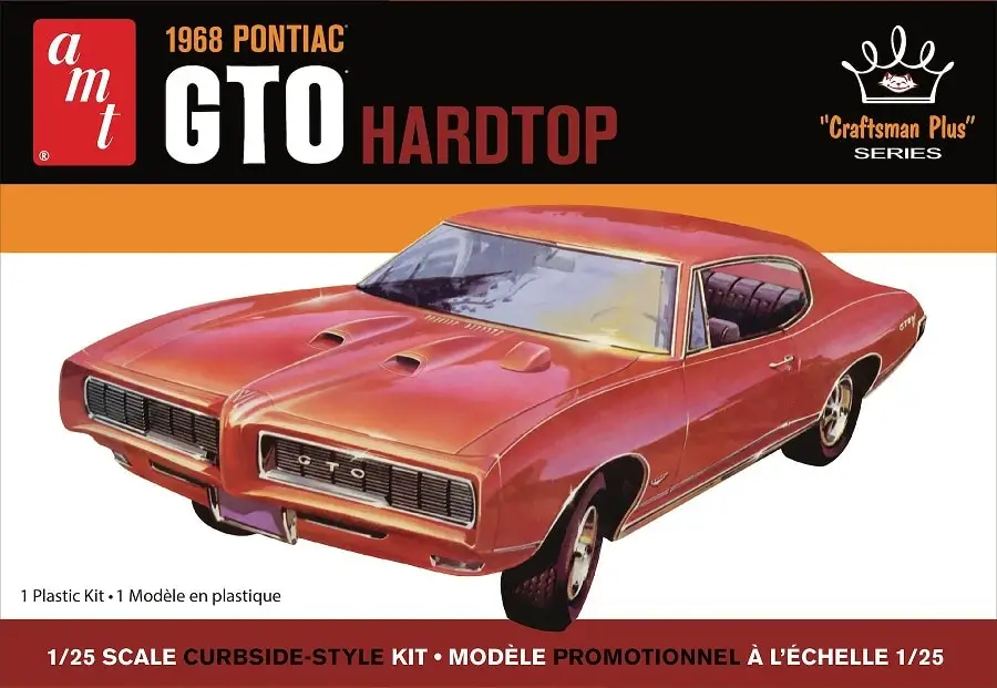 Hete Deal Amt 1:25 1968 Pontiac Gto Hardtop Craftsman Plus - modelbouw