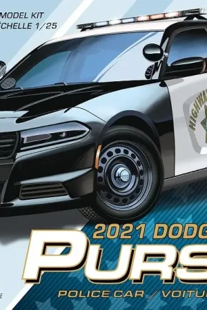 Amt 1:25 Dodge Charger 2021 Pursuit Police Car - modelbouw Direct Verzonden