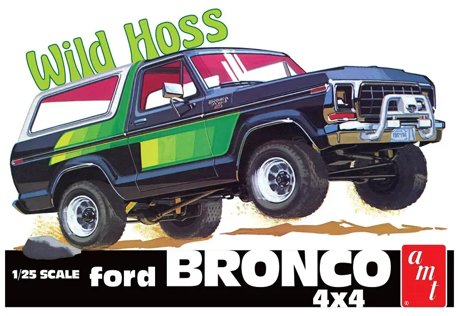 Lage Prijs Amt 1:25 1978 Ford Bronco Wild Hoss - modelbouw