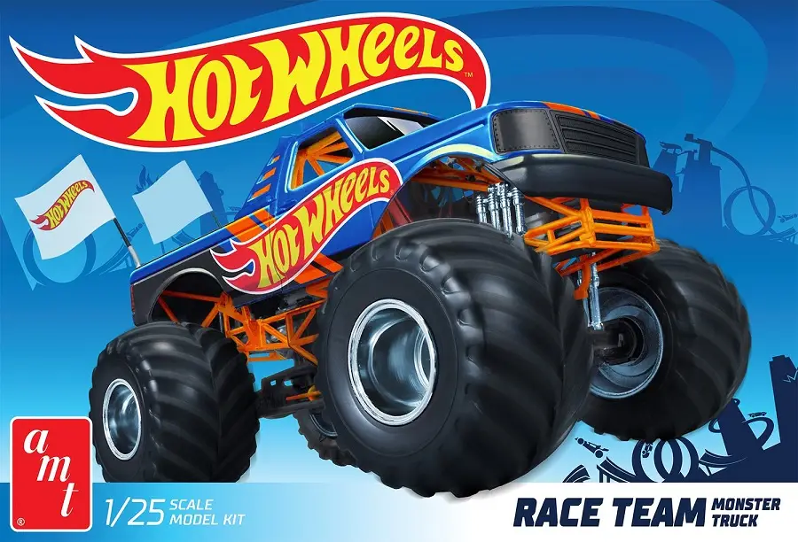 Voordeelprijs Amt 1:25 Race Team Monster Truck Hot Wheels - modelbouw