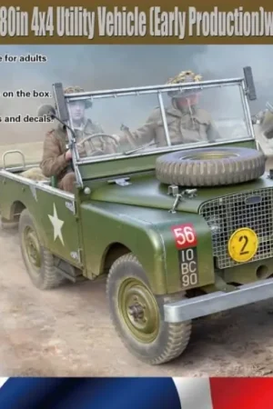 Gecertificeerd Gecko Models 1:35 Korean War British Fv18001 Mk.1 80In 4X4 Utility Vehicle (Early Production) - modelbouw