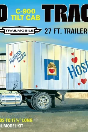 AMT 1:25 Ford C600 Hostess Truck with Trailer #AMT-1221 Beperkte Voorraad