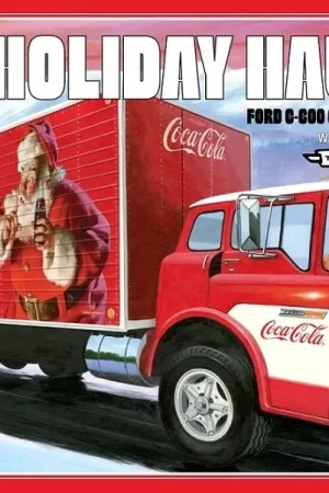 Amt 1:25 Ford C-600 City Holiday Delivery Truck Coca Cola 1459 - modelbouw Direct Verzonden