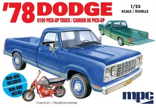 Dagaanbieding Mcp 1:25 1978 Dodge D100 - modelbouw