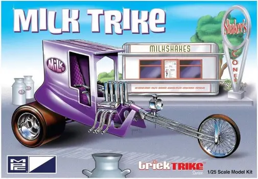 Laatste Kans Mpc 1:25 Milk Trike Trick Trikes Serie - modelbouw