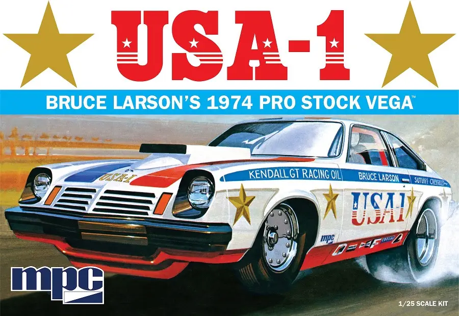 Mpc 1:25 Bruce Larson Usa-1 Pro Stock Vega - modelbouw Rechtstreeks Van De Fabrikant