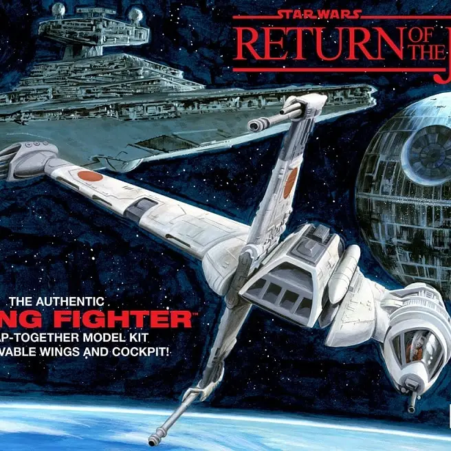 Finale Uitverkoop Mpc 1:144 Star Wars: Return Of The Jedi B-Wing Fighter Snap - modelbouw