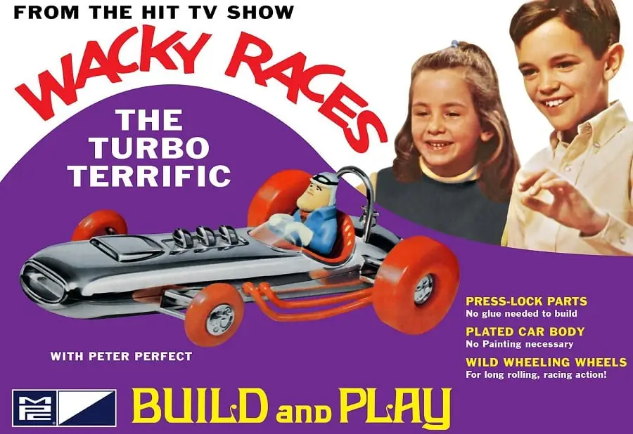 Must-Have Mpc 1:32 Wacky Races - Turbo Terrific - modelbouw