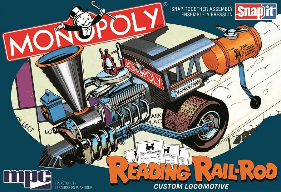 Mpc 1:25 Monopoly Reading Rail Rod Custom Locomotive - modelbouw Voordeelprijs