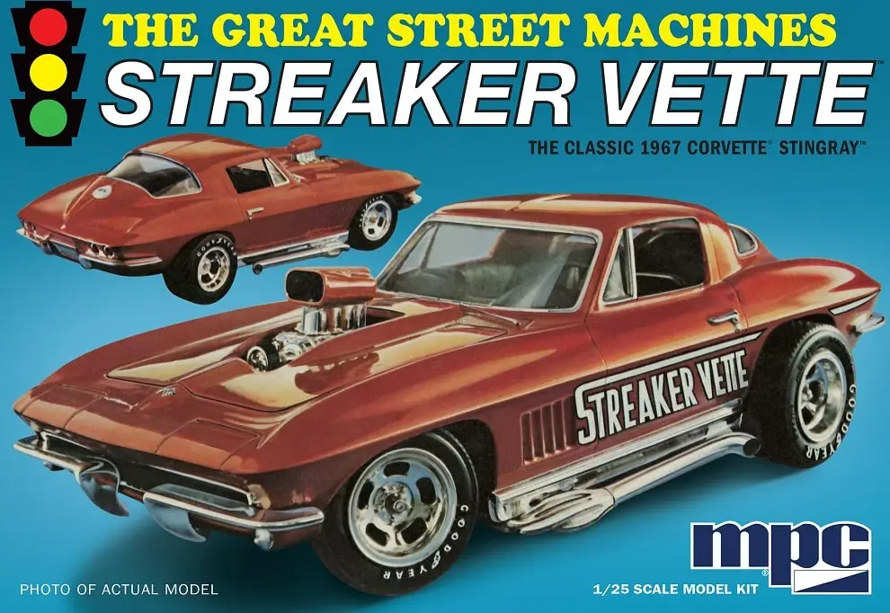 Mpc 1:25 1967 Chevy Corvette Stingray "Streaker Vette" - modelbouw Alleen Vandaag