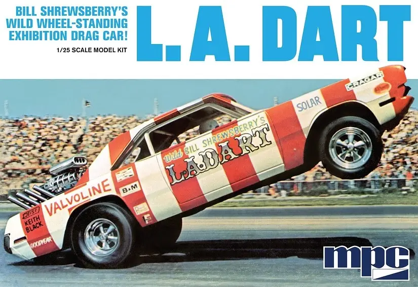Fabrieksprijs Mpc 1:25 L.A. Dart Wheelstander - modelbouw