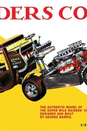 Aanbieding Mpc 1:25 George Barris Raiders Coach - modelbouw