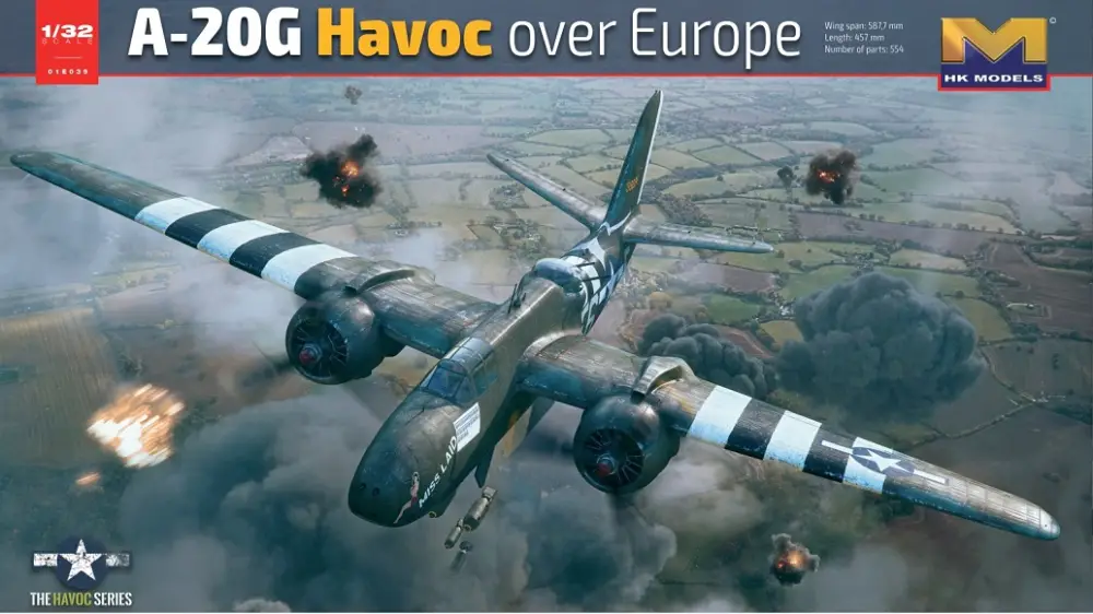 Hk Models 1:32 A-20 Havoc Over Europe #HK01E39 Actieprijs