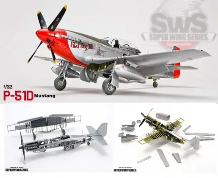 Veilige Betaling Zoukei Mura 1:32 P-51D Mustang - modelbouw