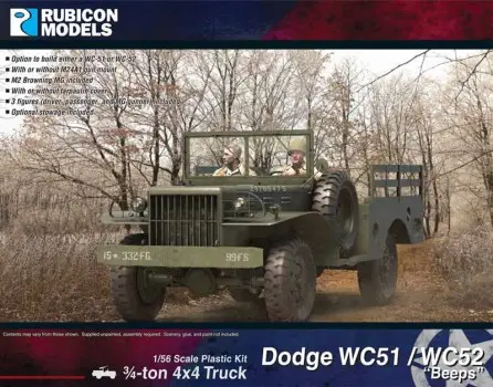 Rubicon Models 1:56 Dodge Wc51/Wc52 - modelbouw Uitverkoop