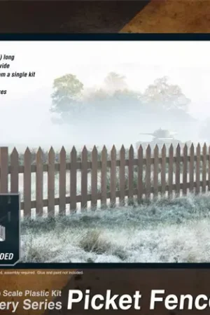 Superprijs Rubicon Models 1:56 Picket Fence Set No.1 - modelbouw