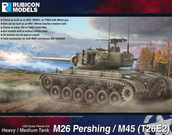 Rubicon Models 1:56 M26 Pershing / M45 - modelbouw Lage Prijs